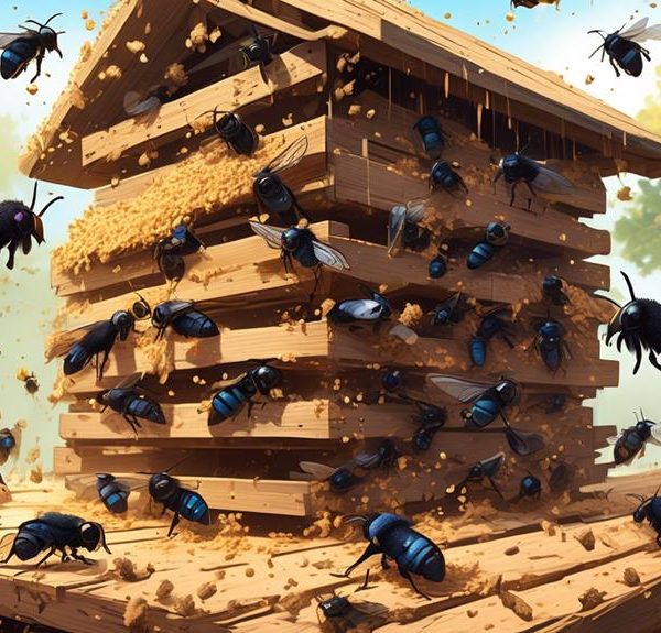 carpenter bees do not swarm