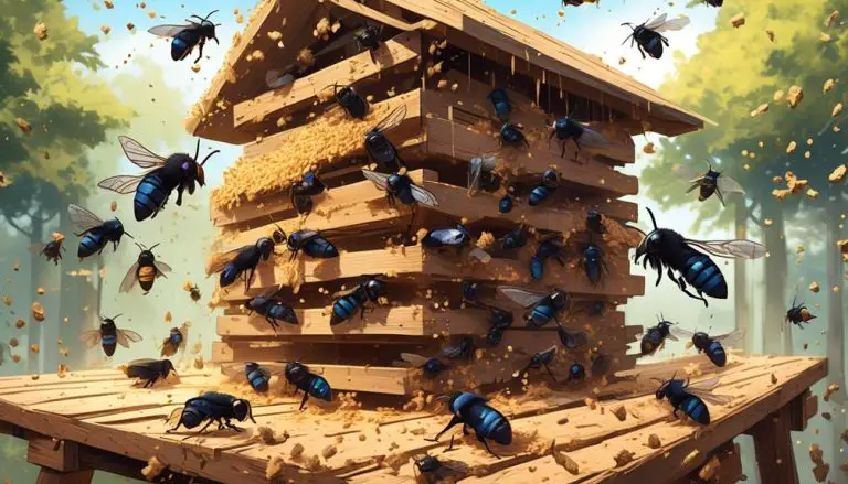 carpenter bees do not swarm