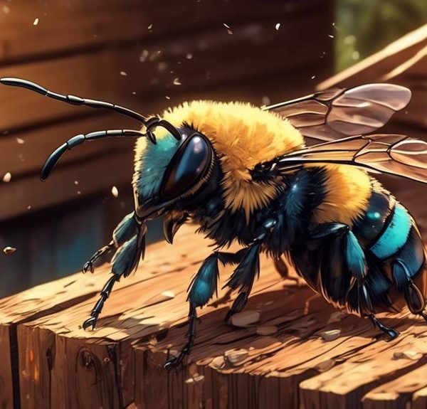 carpenter bees molt exoskeleton