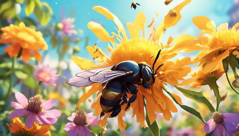 carpenter bees pollinate flowers