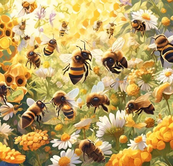 coexistence of mason and honey bees