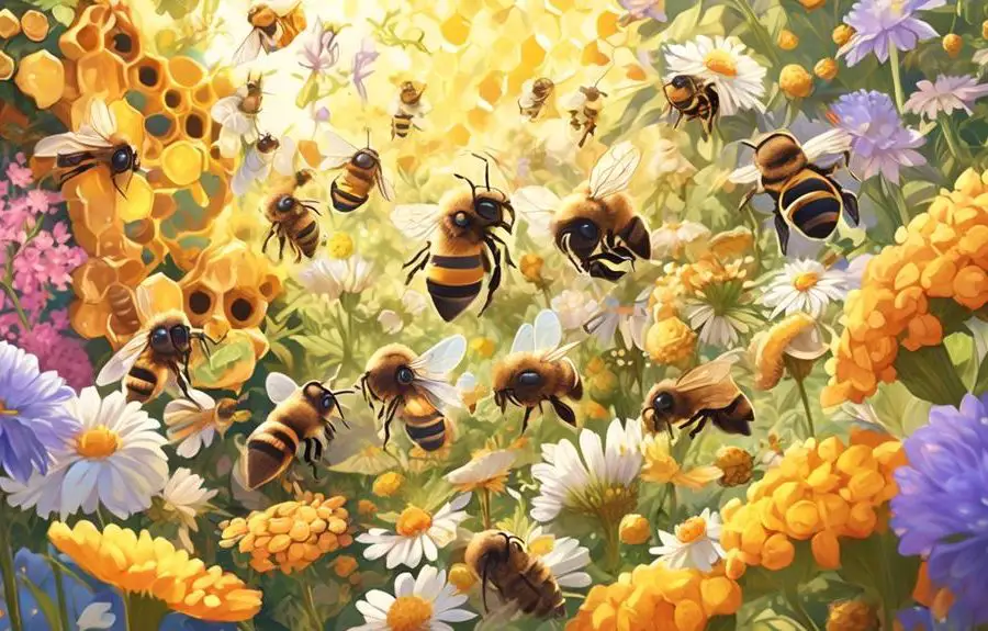 coexistence of mason and honey bees