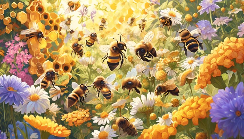 coexistence of mason and honey bees
