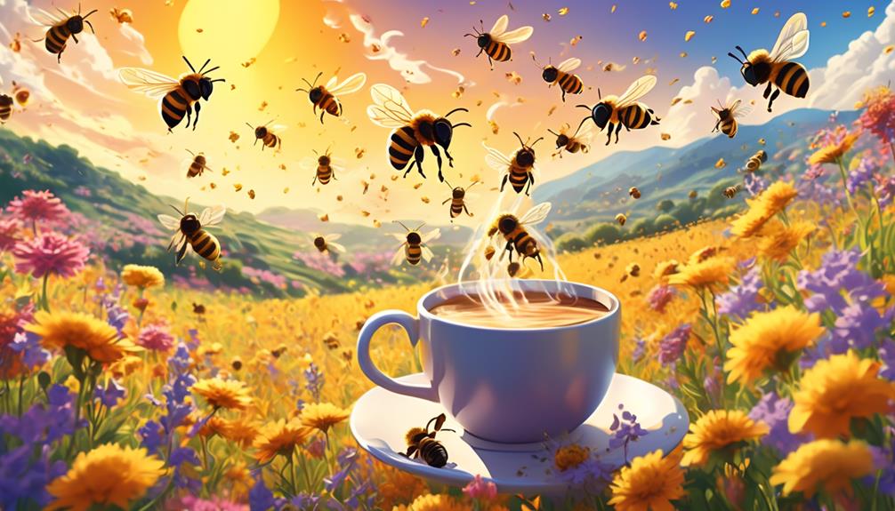 coffee s irresistible allure for bees