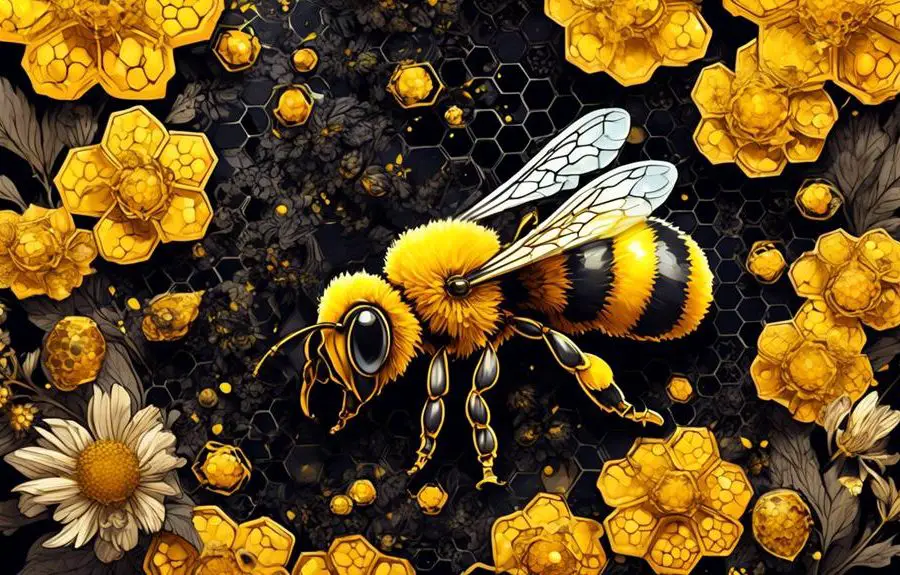 coloration of bees explained