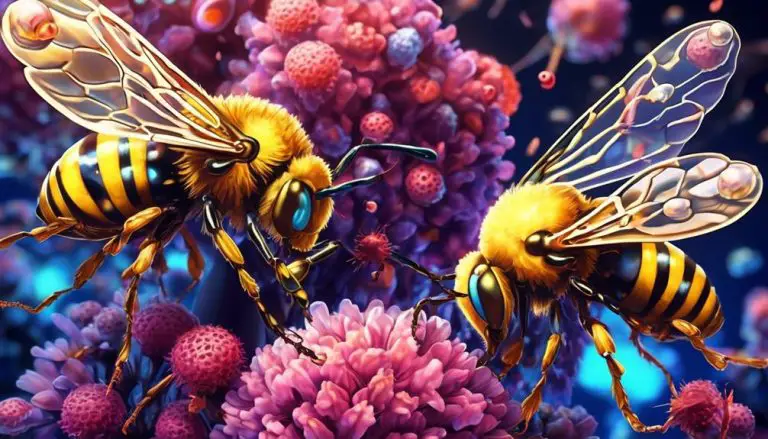 comparing bee and fly germs