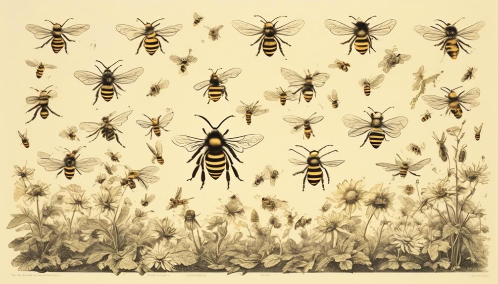 comparing bees flight patterns