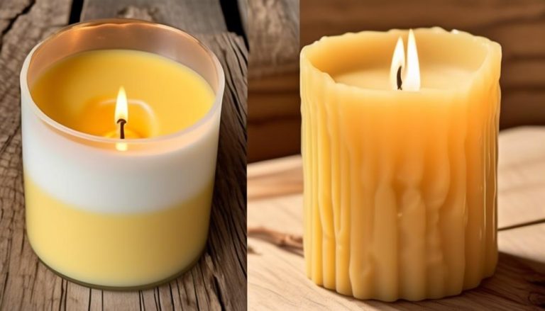 comparing beeswax and soy wax