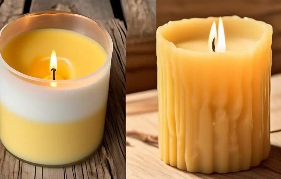 comparing beeswax and soy wax