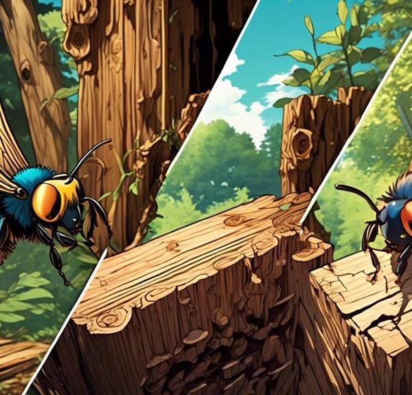 comparing carpenter bees and ants
