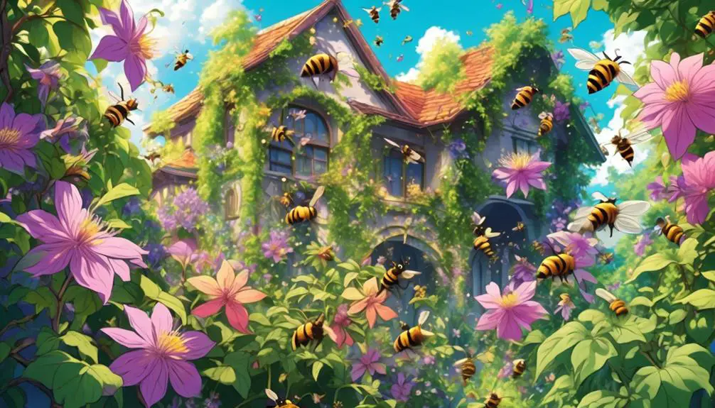 creating bee friendly garden spaces