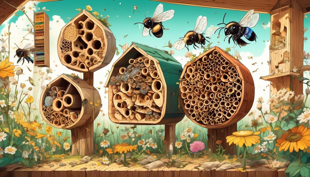 creating habitats for mason bees