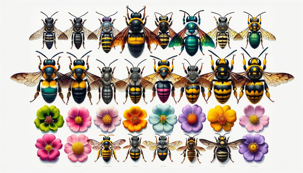 cuckoo bee size diversity