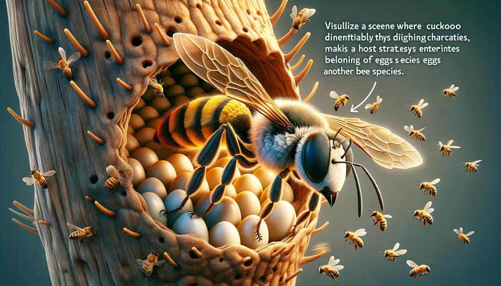 cuckoo bees reproductive tactics