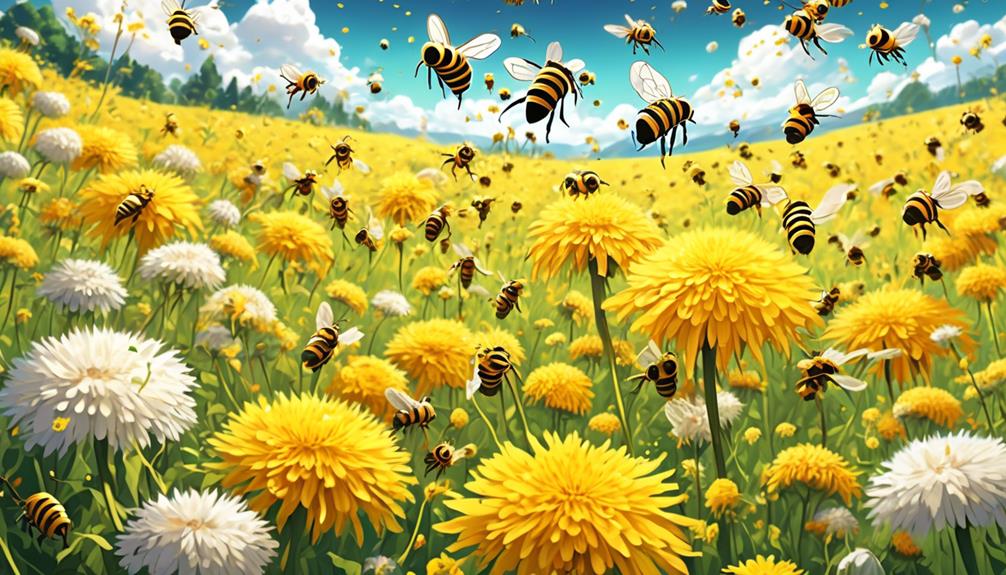 dandelions and declining bee populations