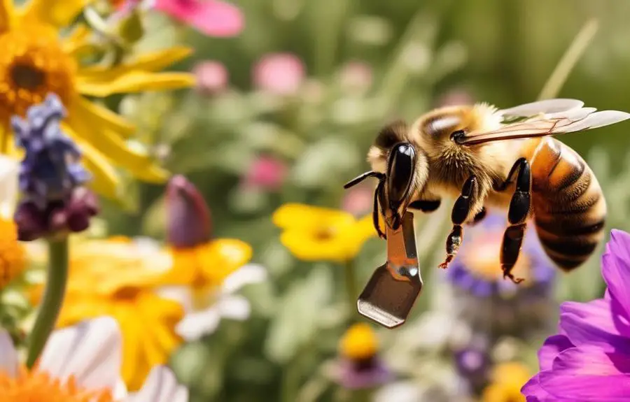 dead bees in garden