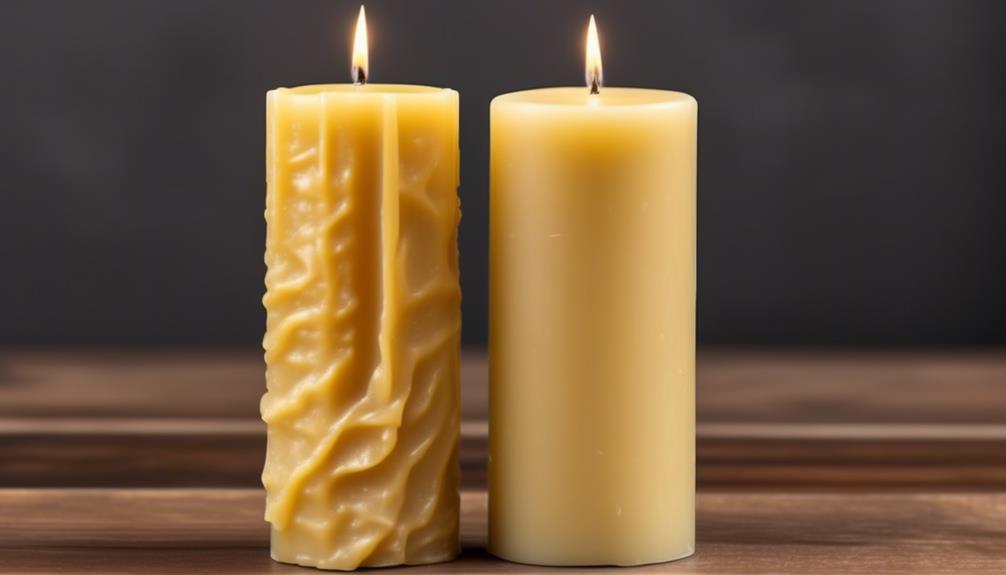 different candle wax varieties
