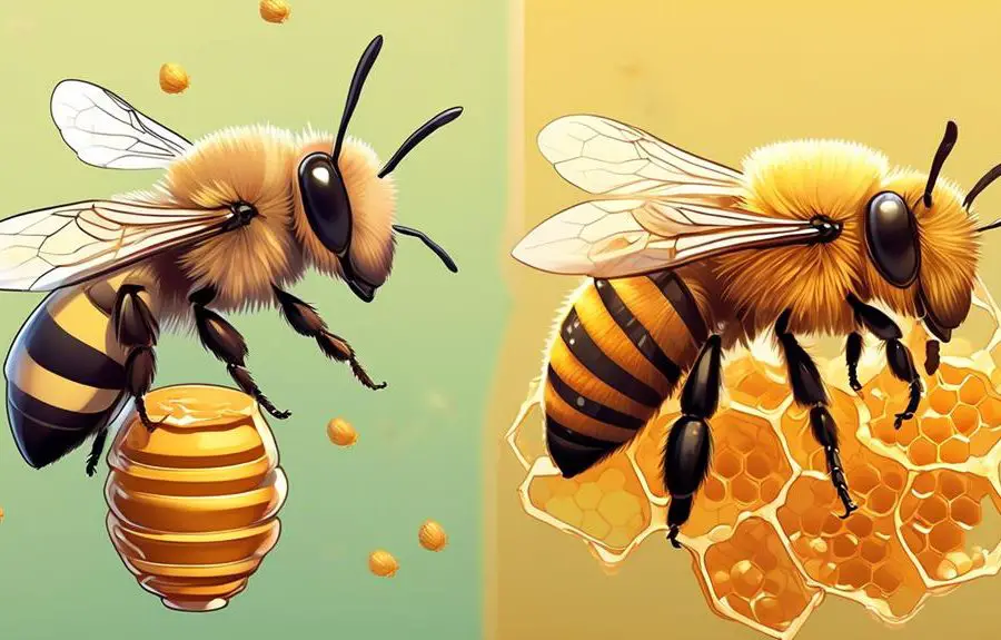 different types of bees