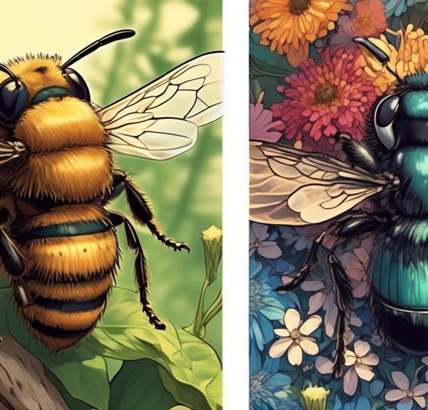 different types of bees