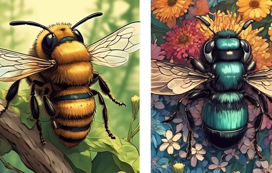 different types of bees