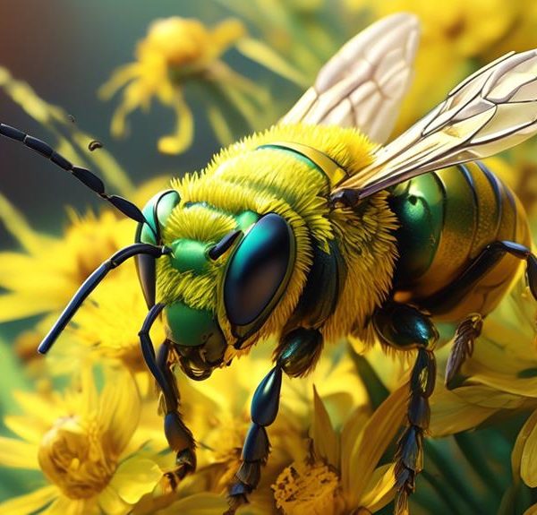 differentiating sweat bees and yellow jackets