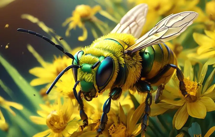 differentiating sweat bees and yellow jackets