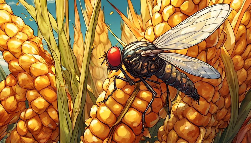 distinct characteristics of corn flies