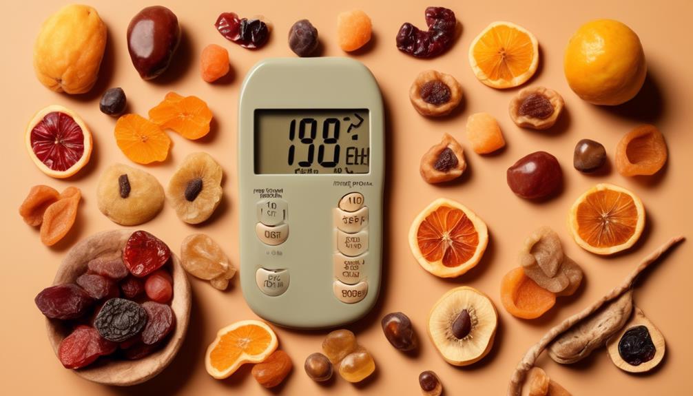 dried fruits and blood sugar