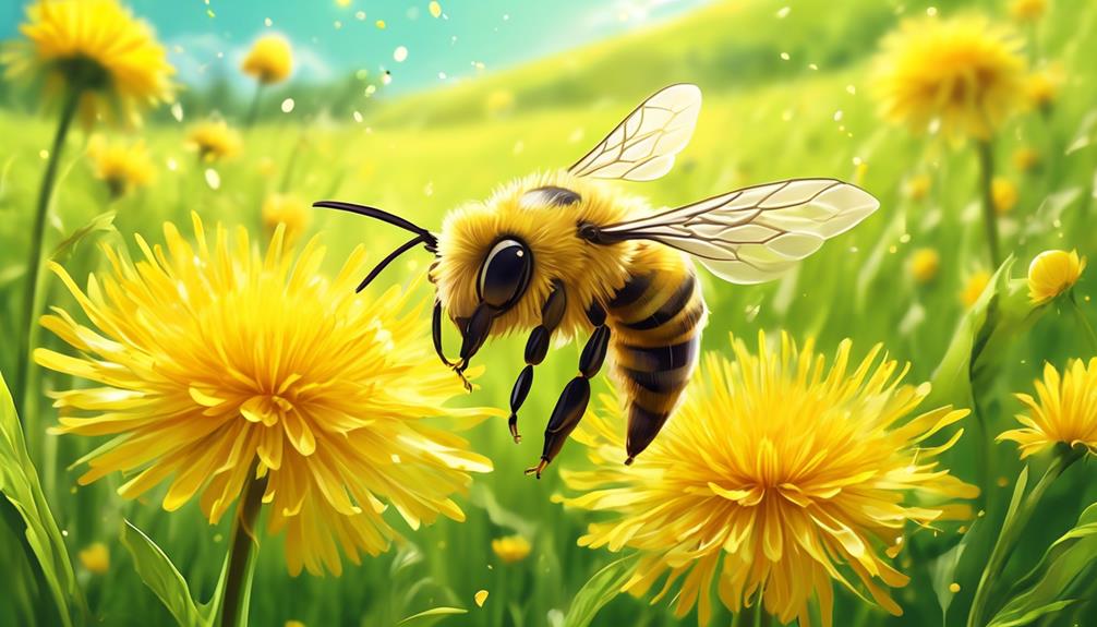 ecology of bees and dandelions