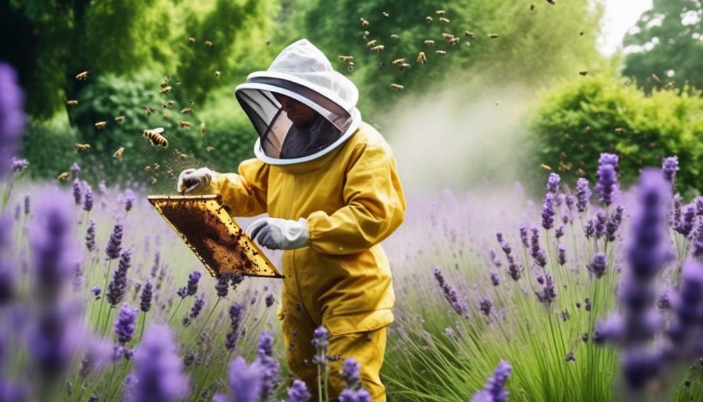 effective methods for calming bees