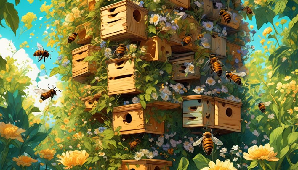 effectiveness of mason bee hive houses