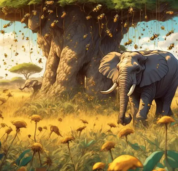 elephants and bees interaction