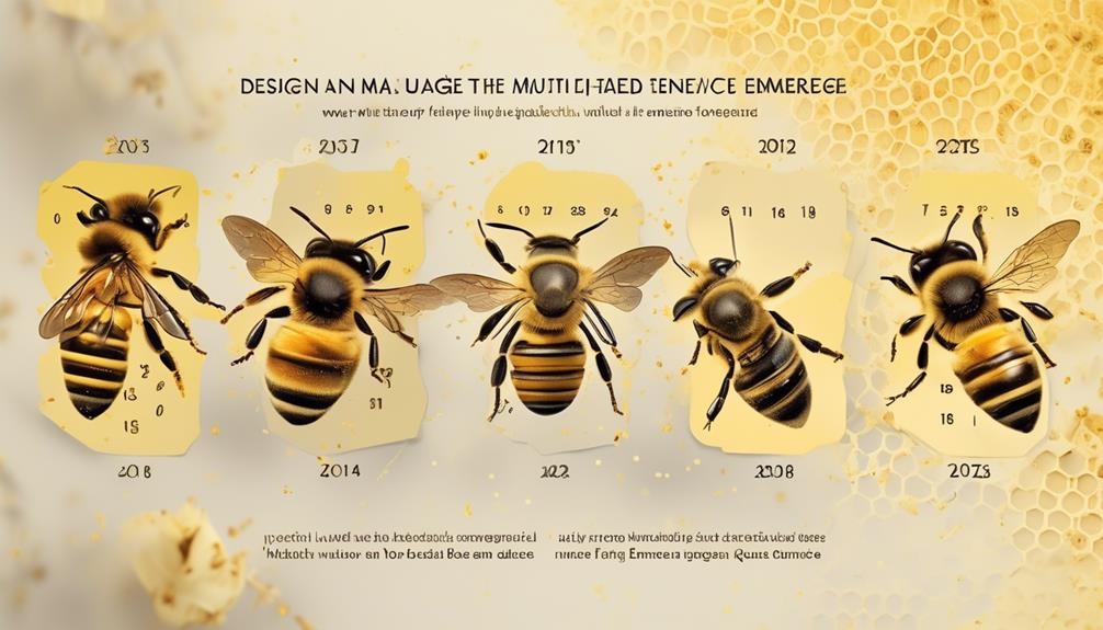 emergence of queen bees
