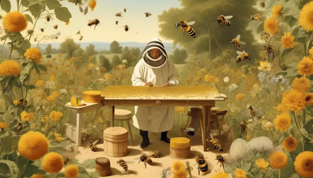 feeding bees with care