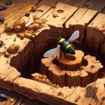 filling carpenter bee holes