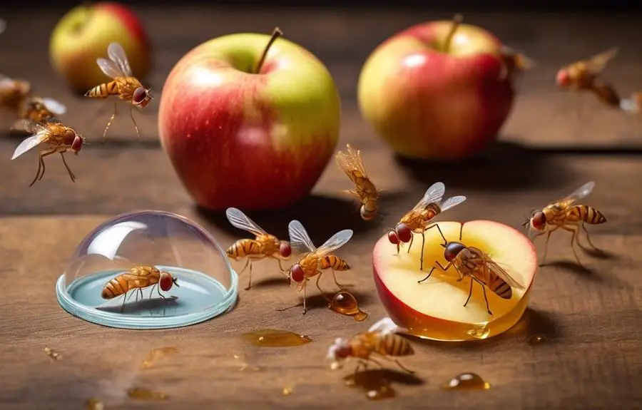 fruit flies and honey