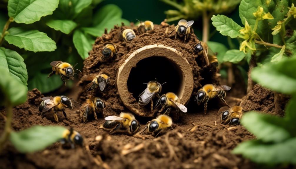 ground dwelling leaf cutter bees