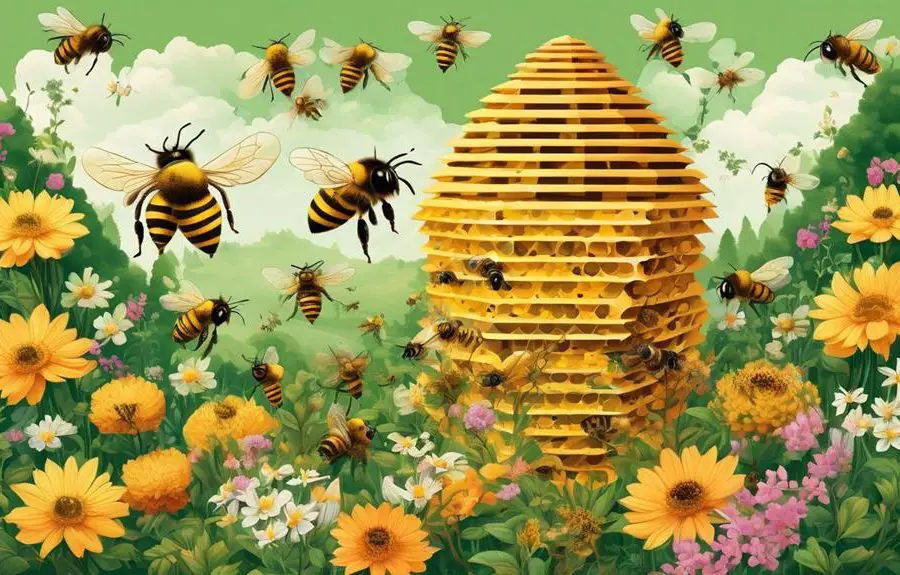 hexagonal bee hives explained