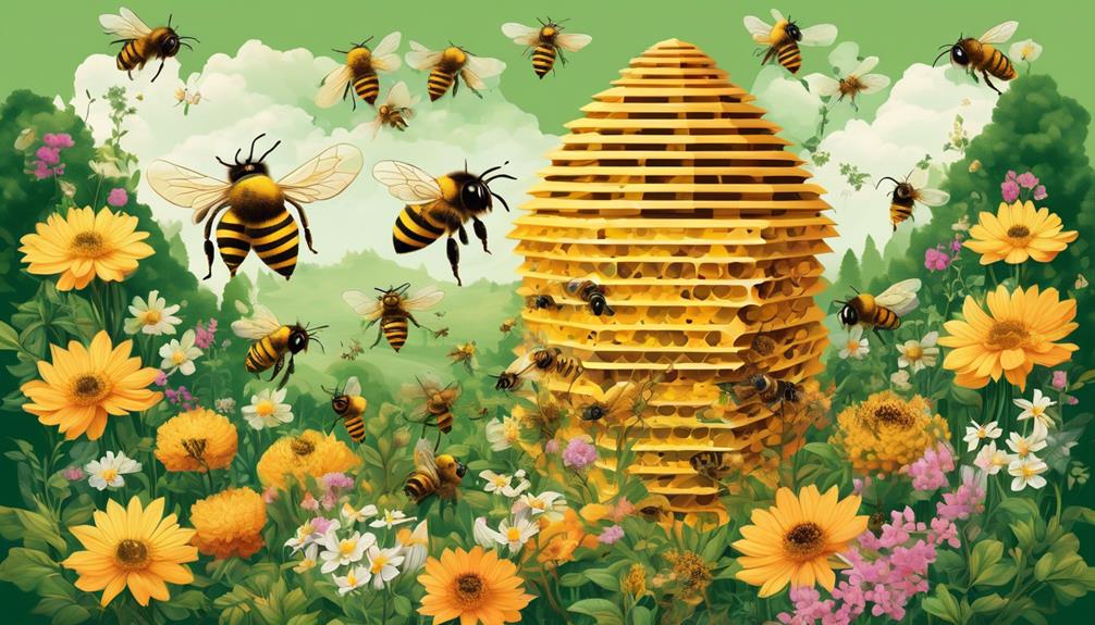 hexagonal bee hives explained