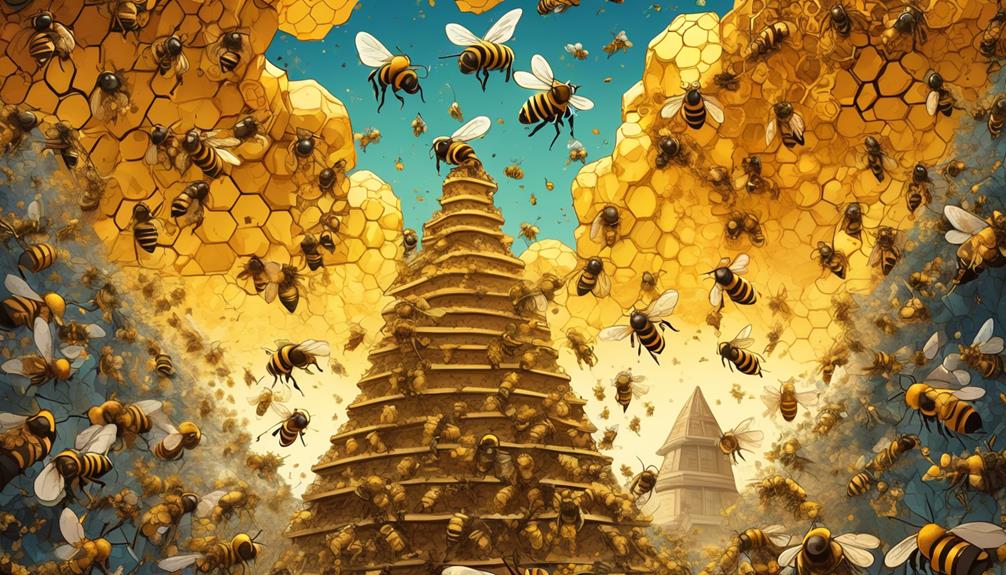 hierarchy in bee colonies