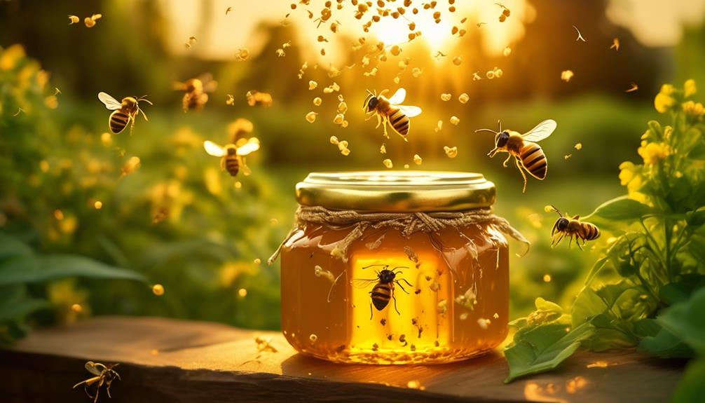 honey attracts gnats naturally