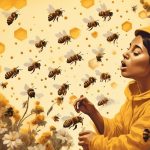 honey bees rarely sting