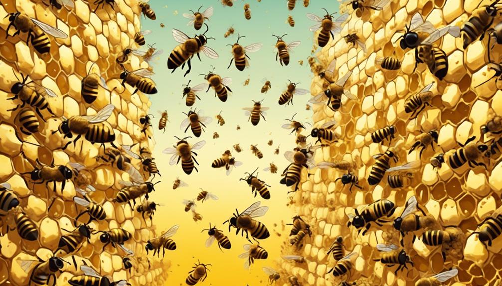 human behavior and bees
