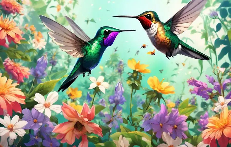 hummingbirds and mason bees