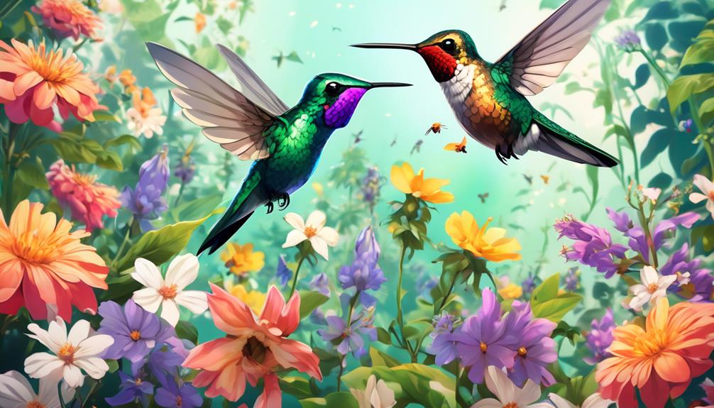 hummingbirds and mason bees