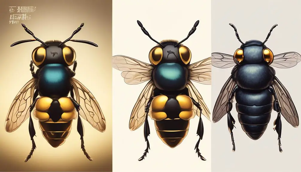identifying carpenter bees characteristics