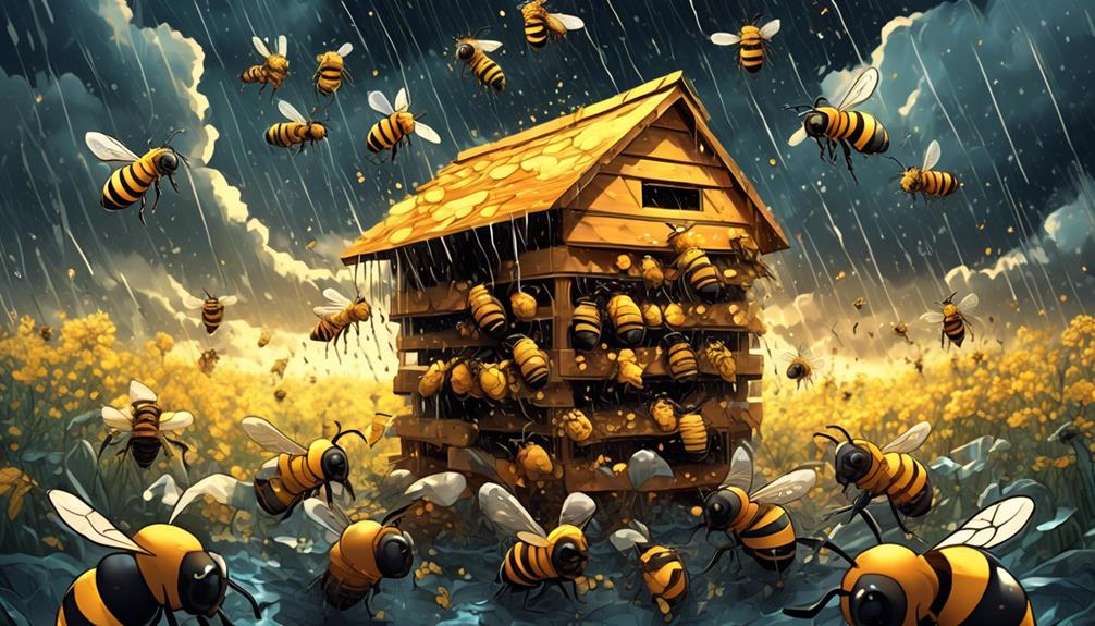 impact of weather on bees