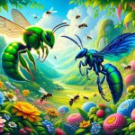 insect battle sweat bee