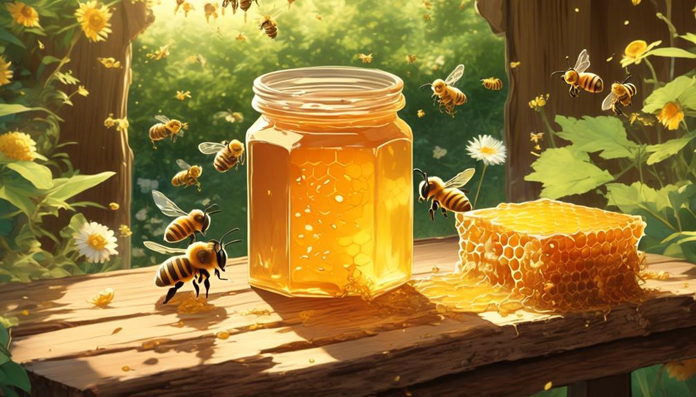 insect derived substance contaminating honey