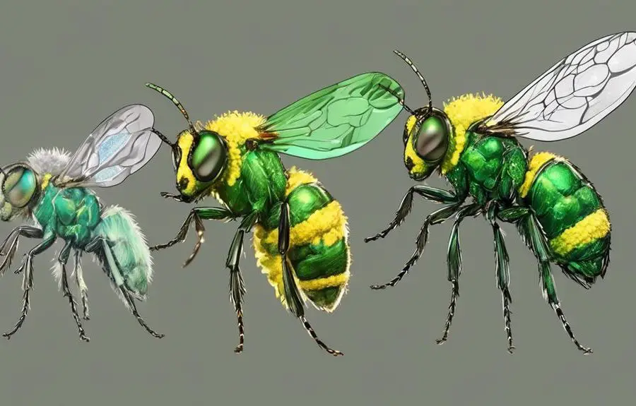 insect identification sweat bee vs corn fly